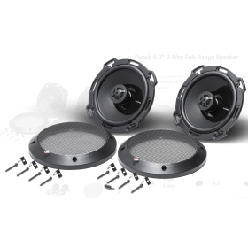 Rockford Fosgate  Punch 6.0" 2-Way Full-Range Speaker 