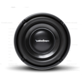 Rockford Fosgate Power 10" T1 Slim Single 2-Ohm Subwoofer 