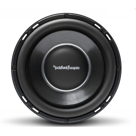 Rockford Fosgate Power 12" T1 Slim Single 1-Ohm Subwoofer 